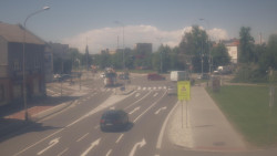 Křižovatka ulic Komenského a Velké Novosady