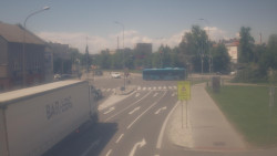 Křižovatka ulic Komenského a Velké Novosady