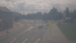 Křižovatka ulic Komenského a Velké Novosady