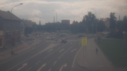 Křižovatka ulic Komenského a Velké Novosady