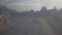 Křižovatka ulic Komenského a Velké Novosady