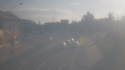 Křižovatka ulic Komenského a Velké Novosady