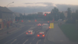 Křižovatka ulic Komenského a Velké Novosady