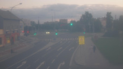 Křižovatka ulic Komenského a Velké Novosady