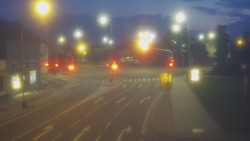 Křižovatka ulic Komenského a Velké Novosady