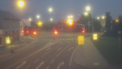 Křižovatka ulic Komenského a Velké Novosady