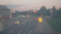 Křižovatka ulic Komenského a Velké Novosady
