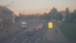 Křižovatka ulic Komenského a Velké Novosady