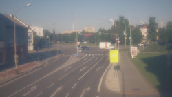 Křižovatka ulic Komenského a Velké Novosady
