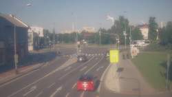 Křižovatka ulic Komenského a Velké Novosady