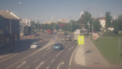 Křižovatka ulic Komenského a Velké Novosady