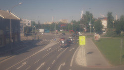 Křižovatka ulic Komenského a Velké Novosady