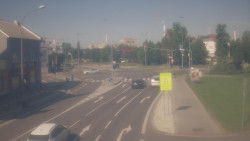 Křižovatka ulic Komenského a Velké Novosady