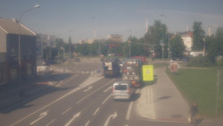 Křižovatka ulic Komenského a Velké Novosady