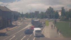 Křižovatka ulic Komenského a Velké Novosady