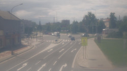 Křižovatka ulic Komenského a Velké Novosady