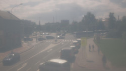 Křižovatka ulic Komenského a Velké Novosady