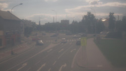 Křižovatka ulic Komenského a Velké Novosady