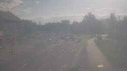 Křižovatka ulic Komenského a Velké Novosady