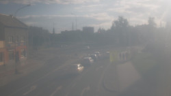Křižovatka ulic Komenského a Velké Novosady