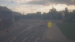Křižovatka ulic Komenského a Velké Novosady