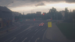 Křižovatka ulic Komenského a Velké Novosady
