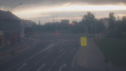 Křižovatka ulic Komenského a Velké Novosady