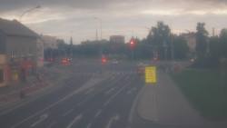 Křižovatka ulic Komenského a Velké Novosady