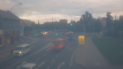 Křižovatka ulic Komenského a Velké Novosady