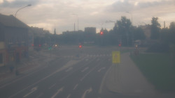 Křižovatka ulic Komenského a Velké Novosady