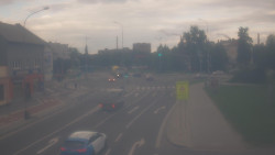 Křižovatka ulic Komenského a Velké Novosady