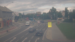 Křižovatka ulic Komenského a Velké Novosady