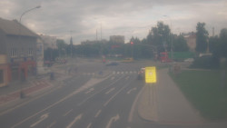 Křižovatka ulic Komenského a Velké Novosady