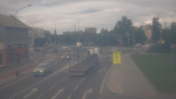 Křižovatka ulic Komenského a Velké Novosady