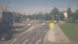 Křižovatka ulic Komenského a Velké Novosady