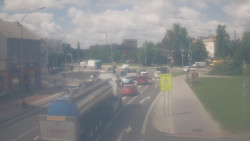 Křižovatka ulic Komenského a Velké Novosady