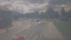 Křižovatka ulic Komenského a Velké Novosady