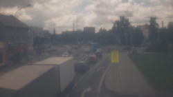 Křižovatka ulic Komenského a Velké Novosady