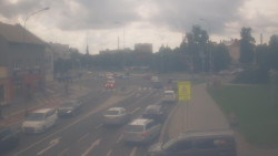 Křižovatka ulic Komenského a Velké Novosady