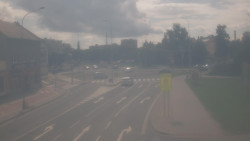 Křižovatka ulic Komenského a Velké Novosady