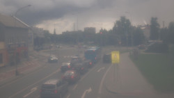 Křižovatka ulic Komenského a Velké Novosady