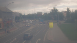 Křižovatka ulic Komenského a Velké Novosady