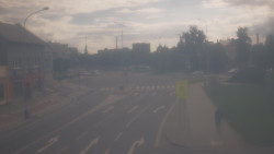 Křižovatka ulic Komenského a Velké Novosady