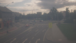 Křižovatka ulic Komenského a Velké Novosady
