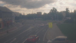 Křižovatka ulic Komenského a Velké Novosady