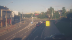 Křižovatka ulic Komenského a Velké Novosady