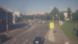 Křižovatka ulic Komenského a Velké Novosady
