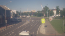 Křižovatka ulic Komenského a Velké Novosady