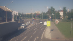 Křižovatka ulic Komenského a Velké Novosady