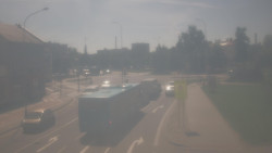 Křižovatka ulic Komenského a Velké Novosady